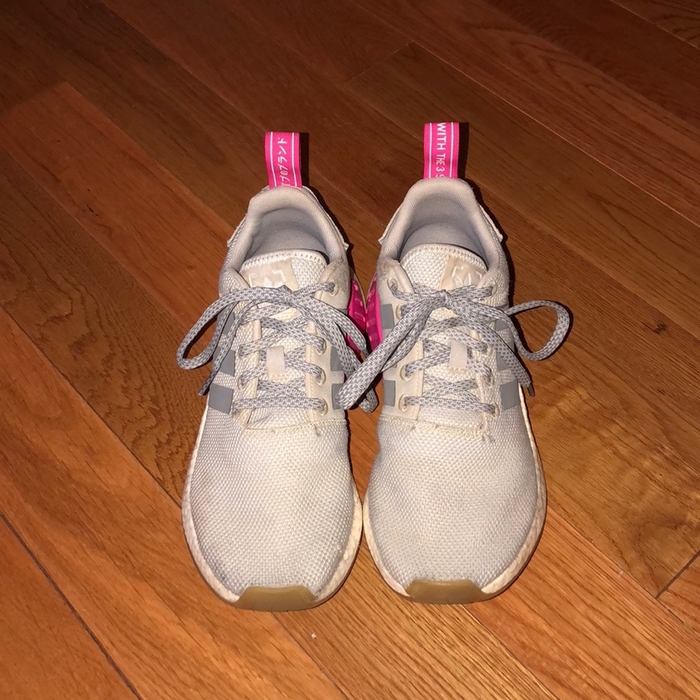 Grey Adidas NMDs